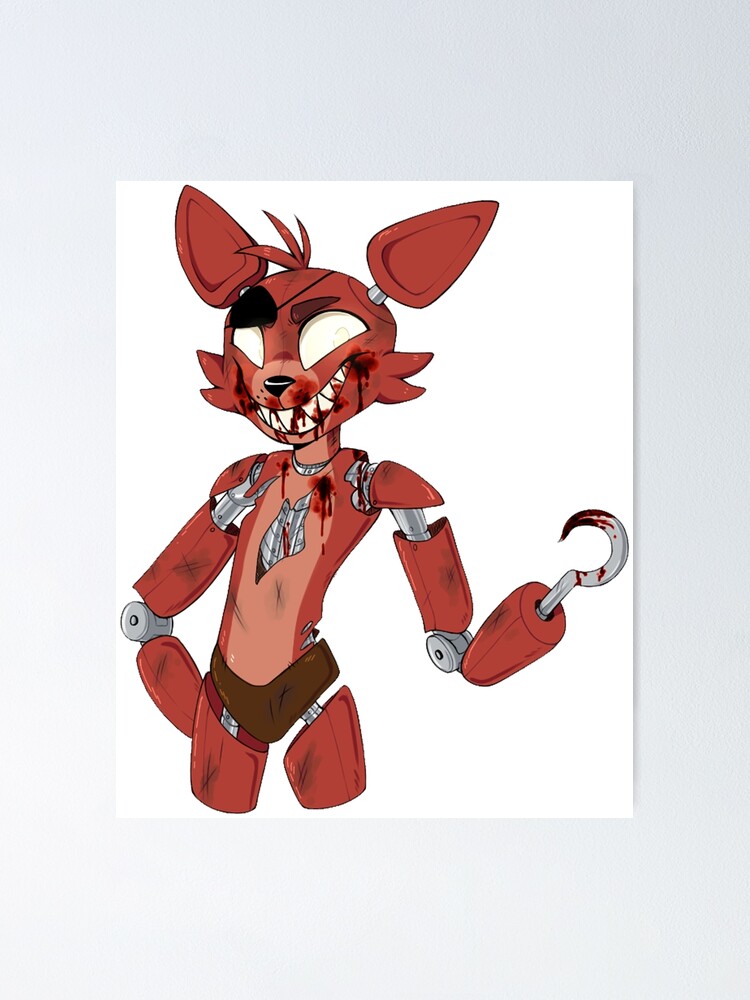 Withered foxy five nights at freddys 2 Poster for Sale by teraMerchShop