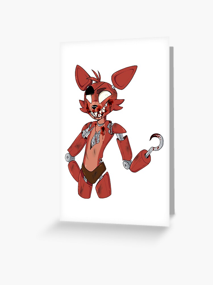 Personalized Fnaf Five Nights At Freddy's Foxy Children's Birthday Card