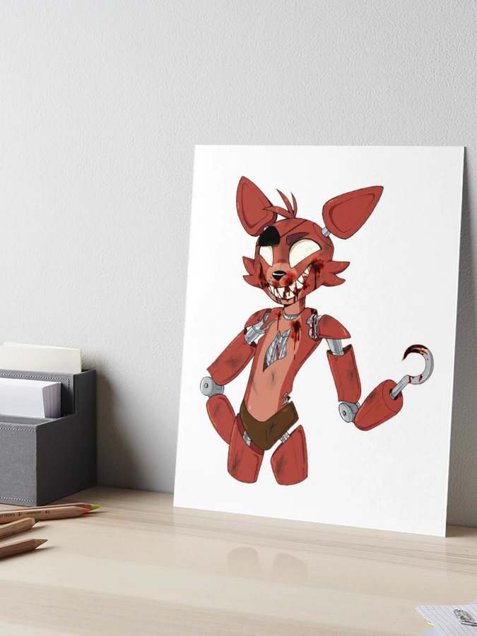 Foxy Fnaf  Art Board Print for Sale by JennifBryle