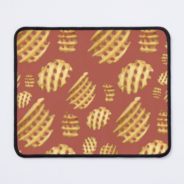Item preview, Crunchy Waffle Fries Burnt Orange designed and sold by GRETKA.