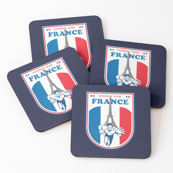 Item preview, France Rugby Team Emblem designed and sold by Salukeart.