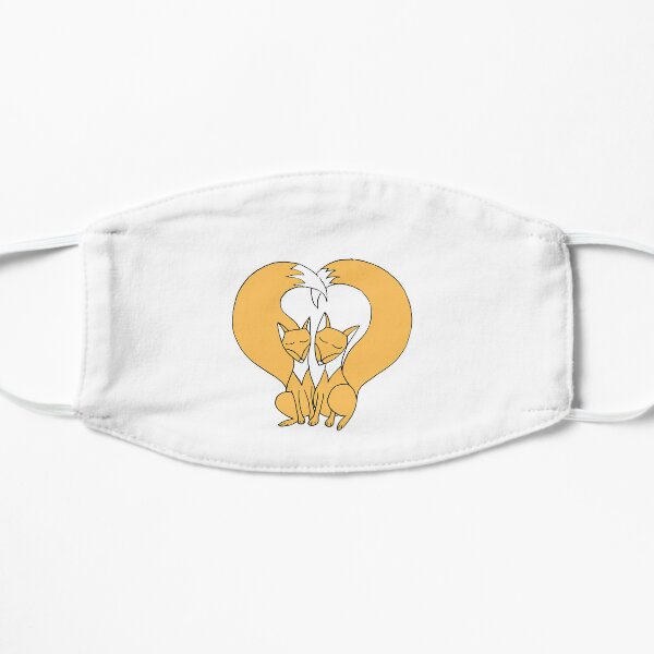 A Valentine's Fox Day Flat Mask