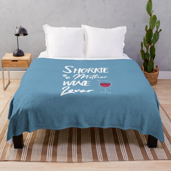 Item preview, Shorkie Mother Wine Lover - Shorkie Dog Lover Fun Graphic - Fun Shorkie Gifts Classic T-Shirt designed and sold by PDesigns69.