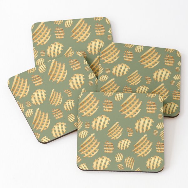 Item preview, Crunchy Waffle Fries Green  designed and sold by GRETKA.