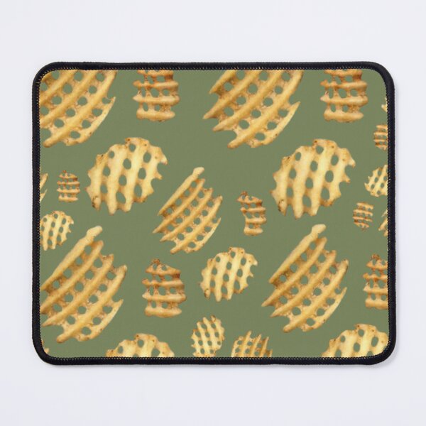 Item preview, Crunchy Waffle Fries Green designed and sold by GRETKA.