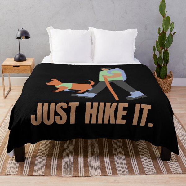 Item preview, Just Hike It-Hiking-Camper-Camping-Outdoors-Nature-Positive-Happiness Is A Day Spent Hiking-Happiness Is A Day Spent Hiking With My Dog designed and sold by SighFly52.