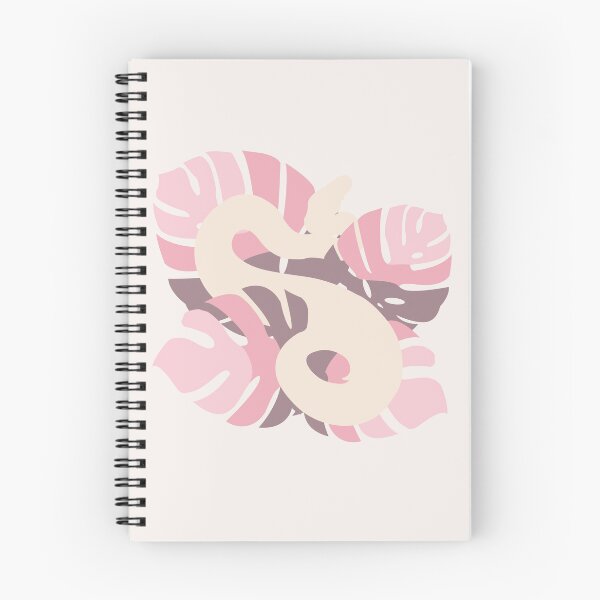 Item preview, Snake in Pink Dreams Themed Colour Monstera Leaves designed and sold by Nerdynoods.