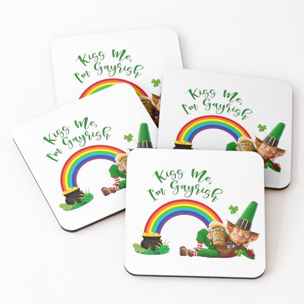 Item preview, Kiss Me, I'm Gayrish designed and sold by ManduhCo.