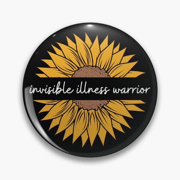 Item preview, Invisible Illness Warrior Sunflower designed and sold by SunnyAlloy.