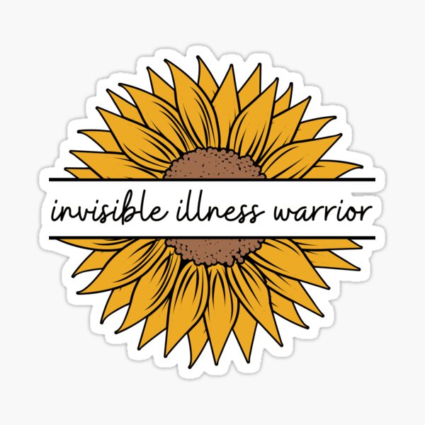 Item preview, Invisible Illness Warrior Sunflower designed and sold by SunnyAlloy.