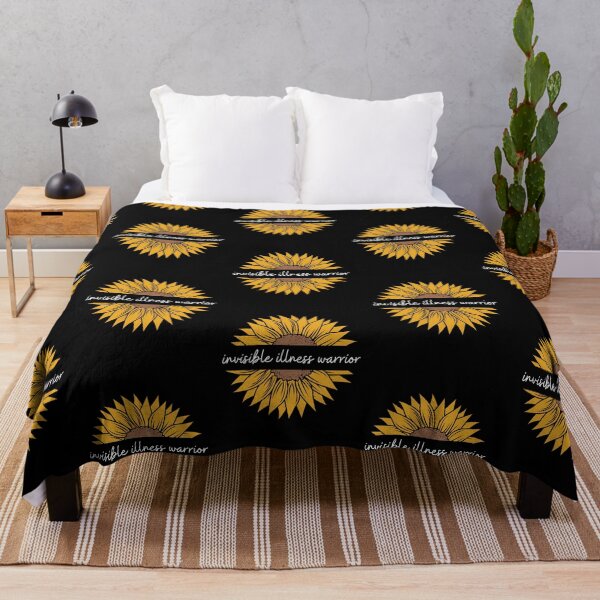 Item preview, Invisible Illness Warrior Sunflower designed and sold by SunnyAlloy.
