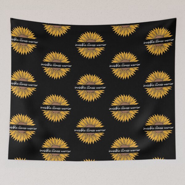 Item preview, Invisible Illness Warrior Sunflower designed and sold by SunnyAlloy.