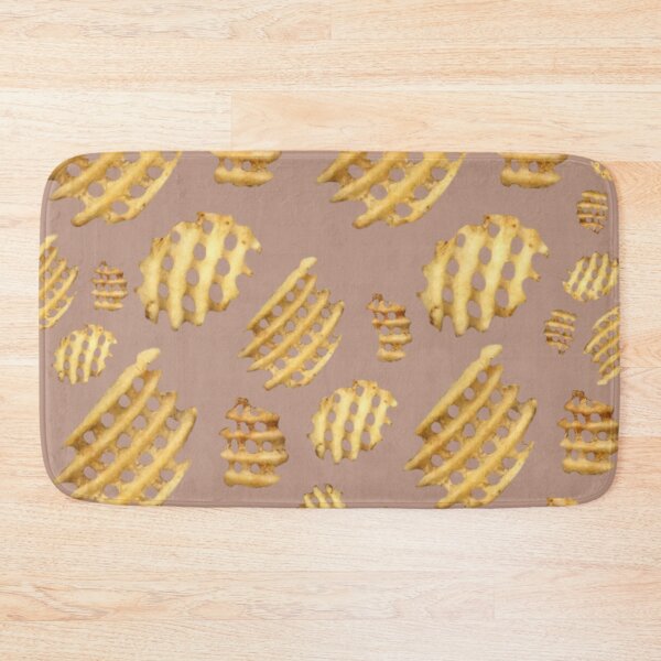 Item preview, Crunchy Waflle Fries Beige designed and sold by GRETKA.