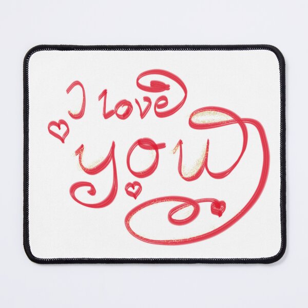 Item preview, I LOVE YOU Handwritten Quote designed and sold by ManifestoDesign.