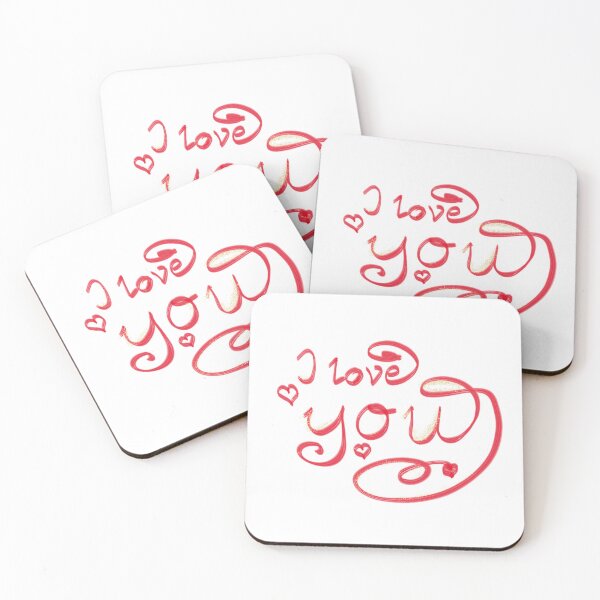 Item preview, I LOVE YOU Handwritten Quote designed and sold by ManifestoDesign.