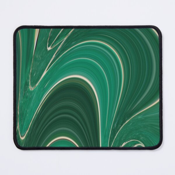 Item preview, Emerald Green Swirl Abstract Liquid Marble Paint Textured Pattern Spiral designed and sold by HopefulFlower.