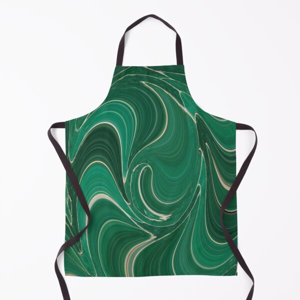 Item preview, Emerald Green Swirl Abstract Liquid Marble Paint Textured Pattern Spiral designed and sold by HopefulFlower.