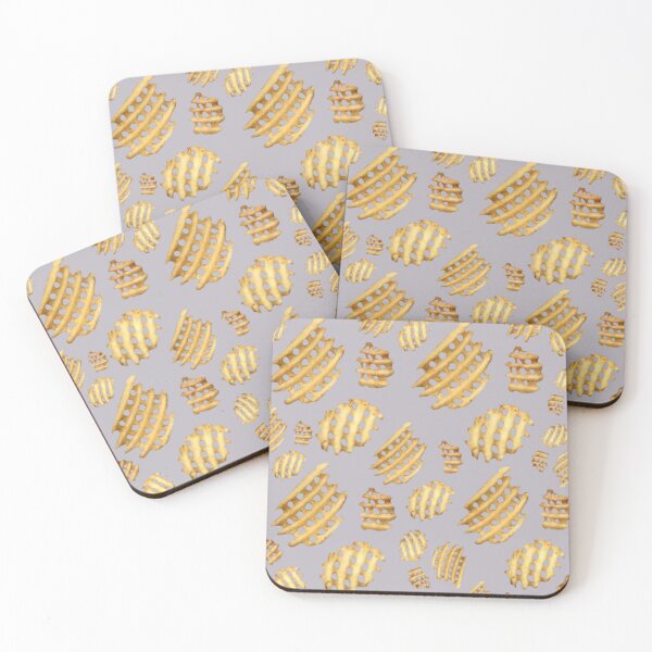 Item preview, Crunchy Waffle Fries Light Purple  designed and sold by GRETKA.