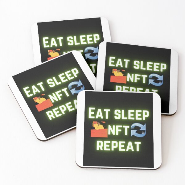 Item preview, Copy of Copy of Eat Sleep NFT Repeat cute Design designed and sold by Shahnawaz Khandesigner.
