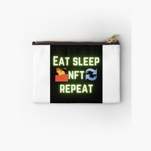 Item preview, Copy of Copy of Eat Sleep NFT Repeat cute Design designed and sold by Shahnawaz Khandesigner.