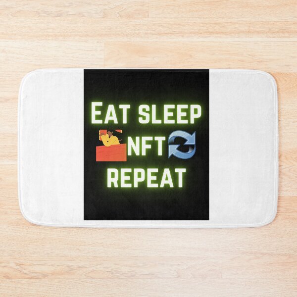 Item preview, Copy of Copy of Eat Sleep NFT Repeat cute Design designed and sold by Shahnawaz Khandesigner.