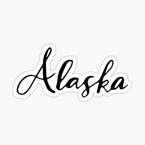 Alaska (AK; Alaska) Sticker