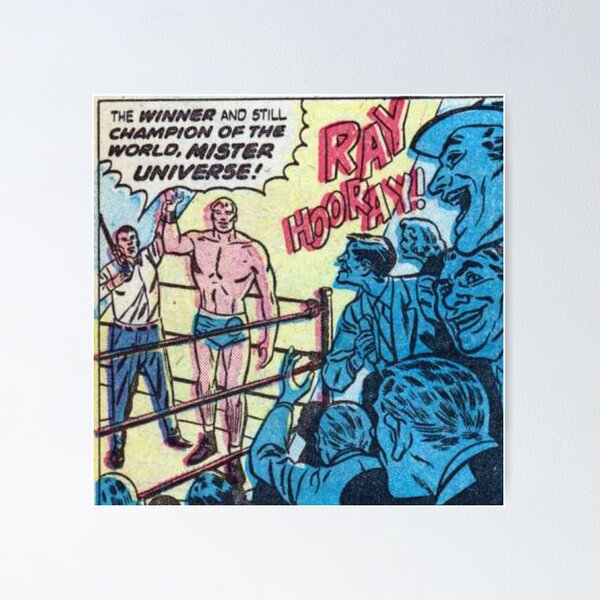 Item preview, Mr Universe retro  vintage wrestling comic 50's (1951) designed and sold by heatedstitches.