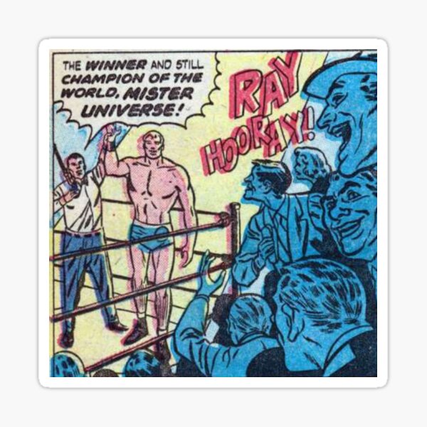 Item preview, Mr Universe retro  vintage wrestling comic 50's (1951) designed and sold by heatedstitches.