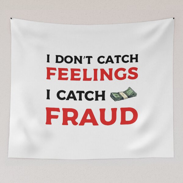 Item preview, Don't catch feelings catch fraud Gift T-shirt for Valentines Day, Valentine's Day Present, Funny CPA Jokes, Accounting Memes Mugs designed and sold by Eddyed.