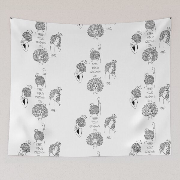 Item preview, Keep Your Crown On (in Black) by Lorisse Es Arte  designed and sold by LorisseEsArte.
