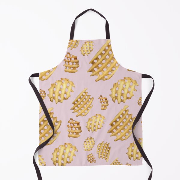 Item preview, Crunchy Waffle Fries Baby Pink designed and sold by GRETKA.