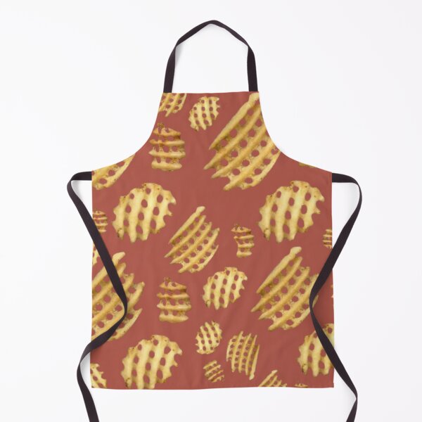Item preview, Crunchy Waffle Fries Burnt Orange designed and sold by GRETKA.