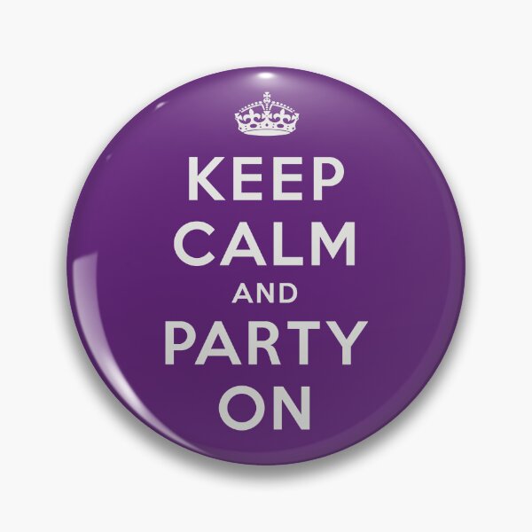 Item preview, Keep Calm And Party On (Purple) designed and sold by STUDIO-72.
