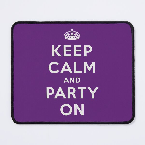 Item preview, Keep Calm And Party On (Purple) designed and sold by STUDIO-72.