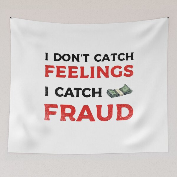 Item preview, Don't catch feelings catch fraud Gift T-shirt for Valentines Day, Valentine's Day Present, Funny CPA Jokes, Accounting Memes Mugs designed and sold by Eddyed.