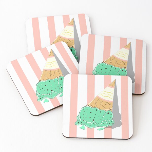 Item preview, Vintage Mint Chocolate Chip Ice Cream Cone designed and sold by Designs-by-Lou.