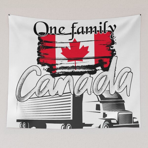 Item preview, Canada's 'freedom convoy' One Family designed and sold by kispixart.