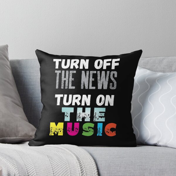 Item preview, Turn Off The News Turn On the Music Cool  designed and sold by ittybittyowl.