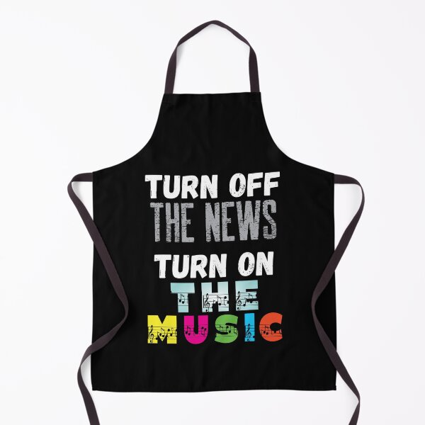 Item preview, Turn Off The News Turn On the Music Cool designed and sold by ittybittyowl.