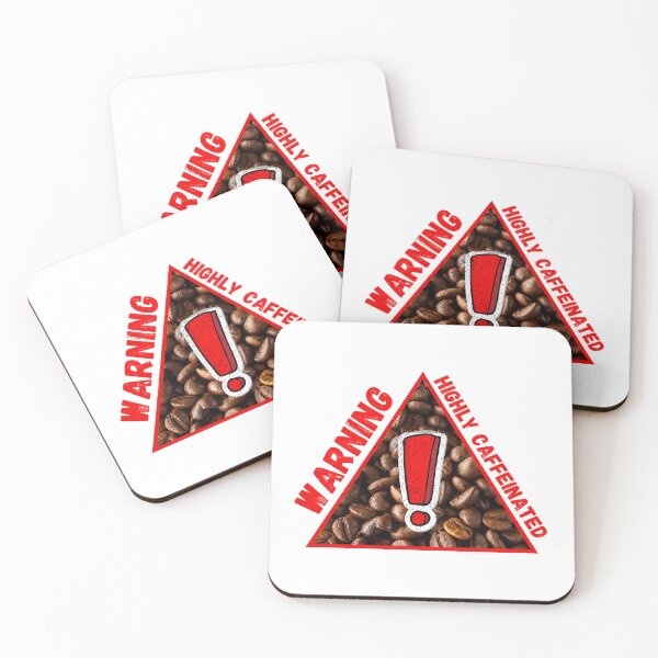 Item preview, Warning Highly Caffeinated designed and sold by LuckyKermit.