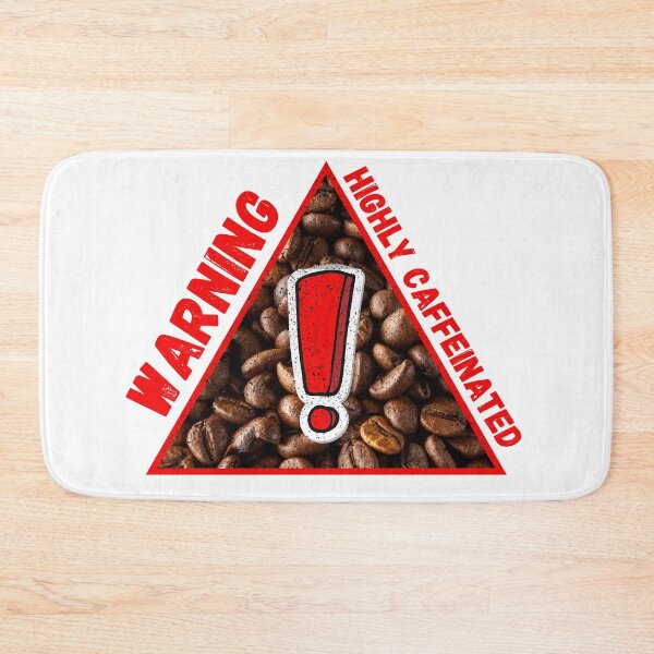 Item preview, Warning Highly Caffeinated designed and sold by LuckyKermit.