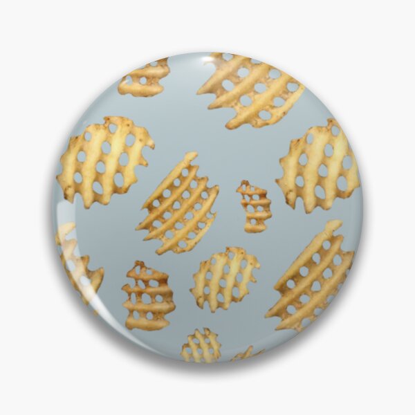 Item preview, Crunchy Waffle Fries Light Blue designed and sold by GRETKA.