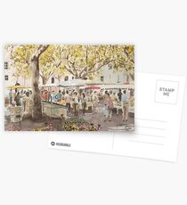 Market Scene, France Postcards