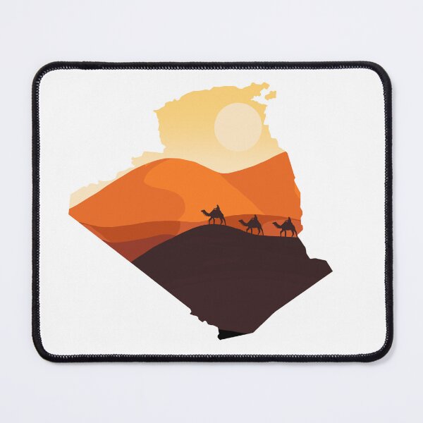 Item preview, Algeria map and landscape designed and sold by landscapeworlds.