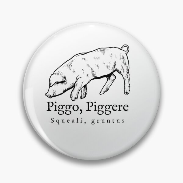 Item preview, Funny Latin Student Piggo Piggere Squeali Gruntus, Old Latin Language Joke designed and sold by IceCreamMuseum.
