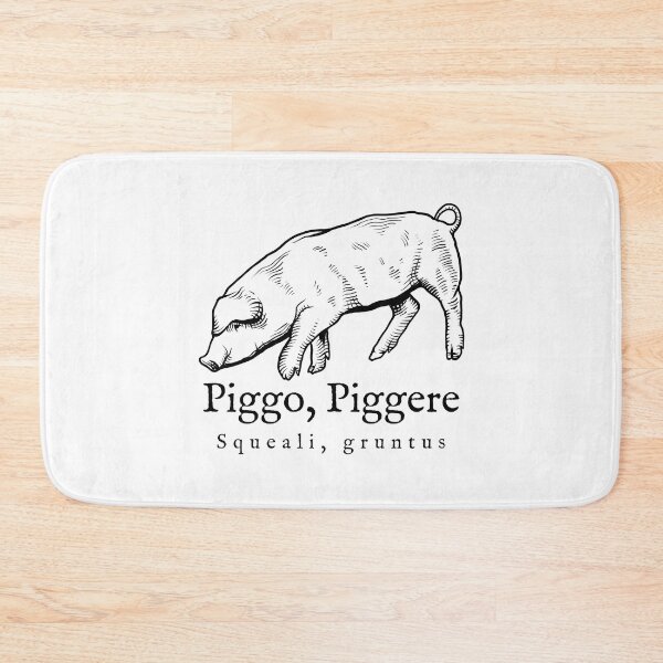 Item preview, Funny Latin Student Piggo Piggere Squeali Gruntus, Old Latin Language Joke designed and sold by IceCreamMuseum.