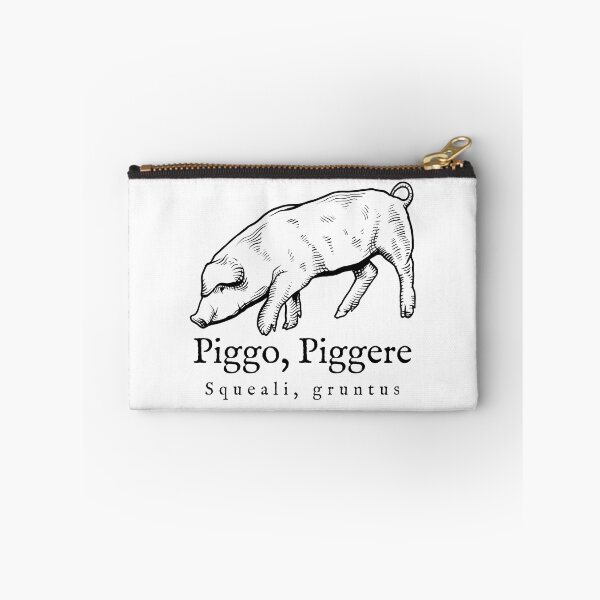 Item preview, Funny Latin Student Piggo Piggere Squeali Gruntus, Old Latin Language Joke designed and sold by IceCreamMuseum.