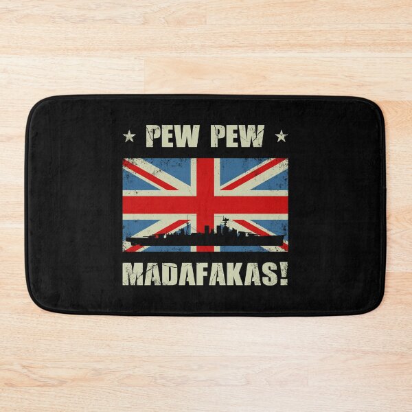 Item preview, Pew Pew Madafaka's HMS HOOD designed and sold by NicGrayGraphic.