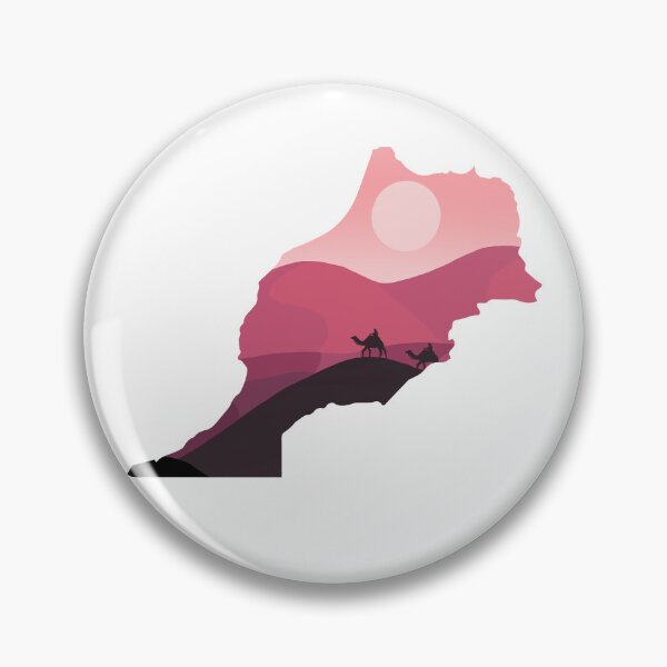 Item preview, Morocco, map and landscape designed and sold by landscapeworlds.
