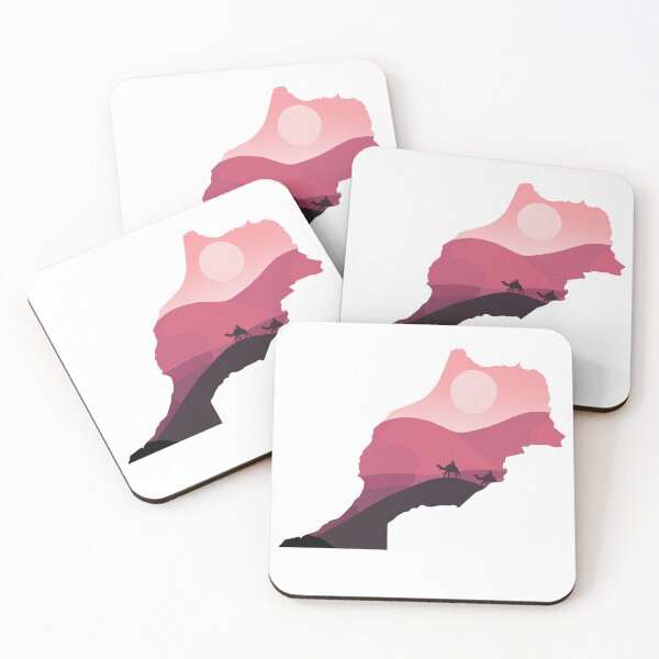 Item preview, Morocco, map and landscape designed and sold by landscapeworlds.